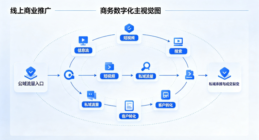 宁南县线上商业推广怎么做？全域流量闭环搭建与低成本转化实战指南